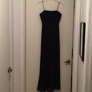 Black evening gown